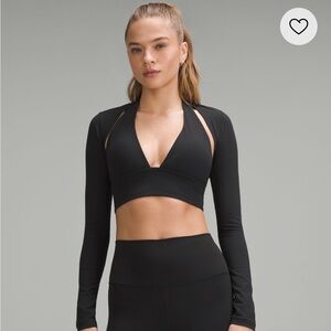 NWOT Lululemon Nulu Long Sleeve Yoga Shrug Black